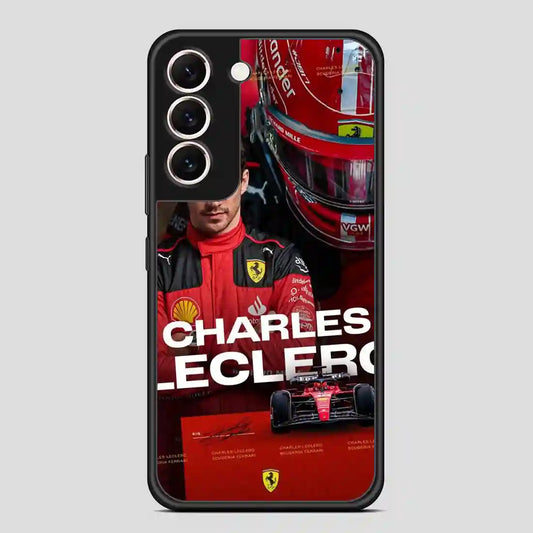 Charles Leclerc Car Collage Samsung Galaxy S22 Case