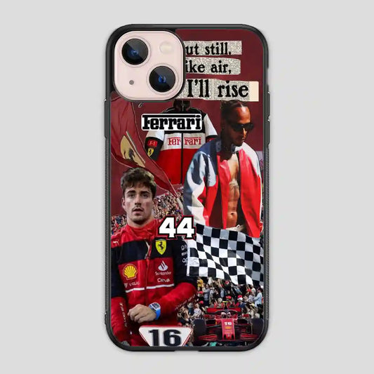 Charles Leclerc Collage iPhone 13 Mini Case