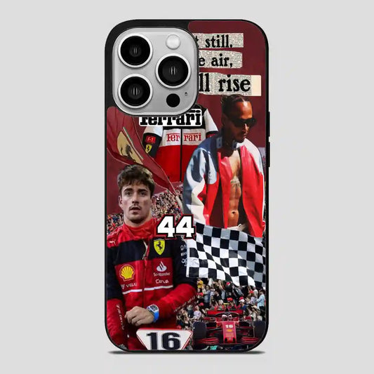 Charles Leclerc Collage iPhone 14 Pro Case