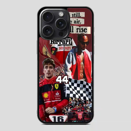 Charles Leclerc Collage iPhone 15 Pro Case