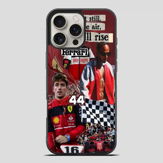 Charles Leclerc Collage iPhone 16 Pro Max Case