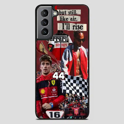 Charles Leclerc Collage Samsung Galaxy S21 FE Case