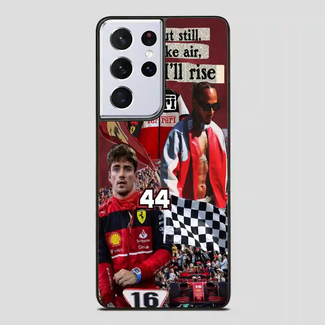 Charles Leclerc Collage Samsung Galaxy S21 Ultra Case