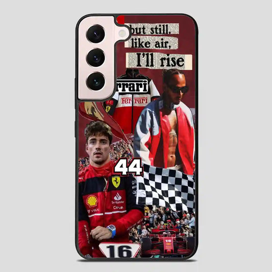 Charles Leclerc Collage Samsung Galaxy S22 FE Case