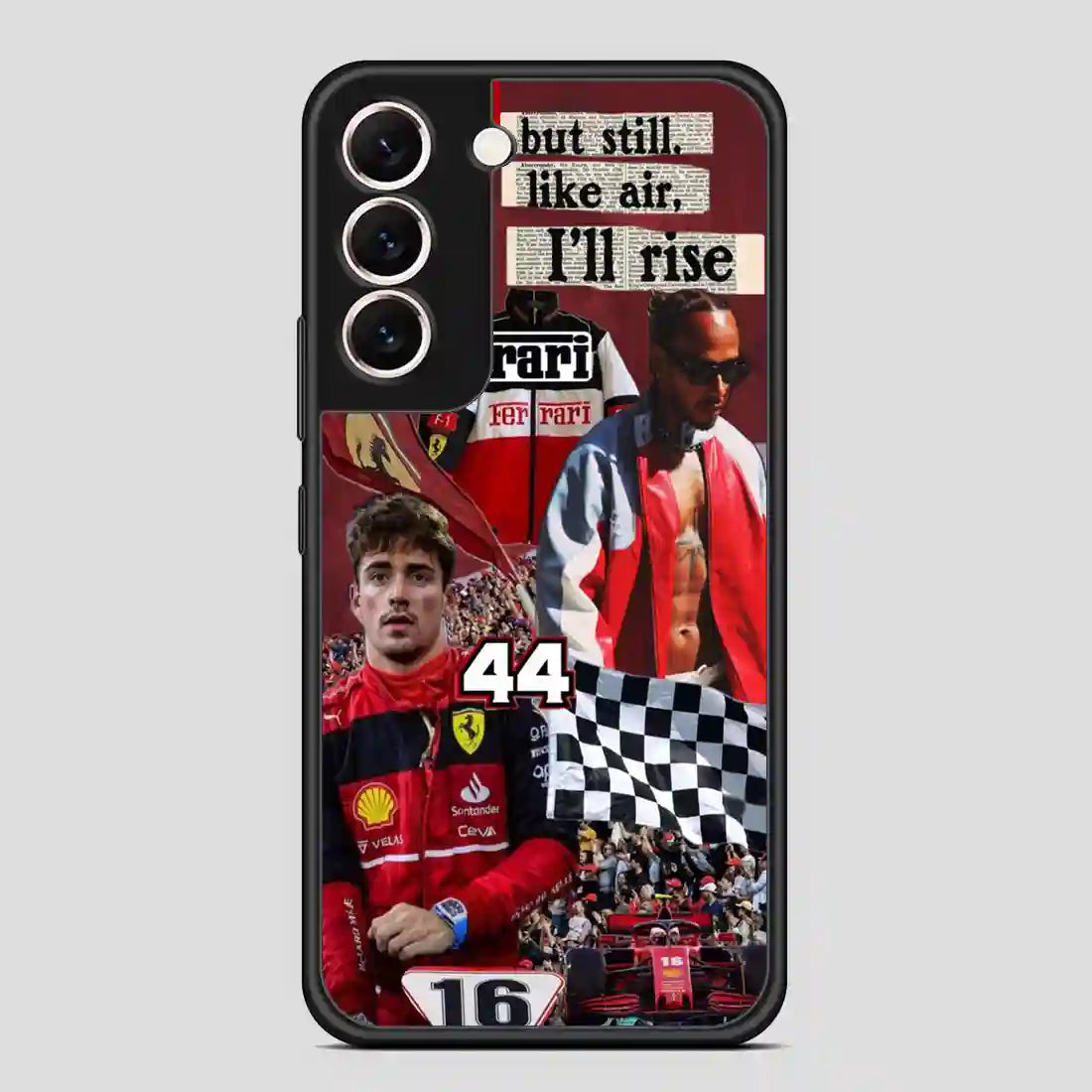 Charles Leclerc Collage Samsung Galaxy S22 Case