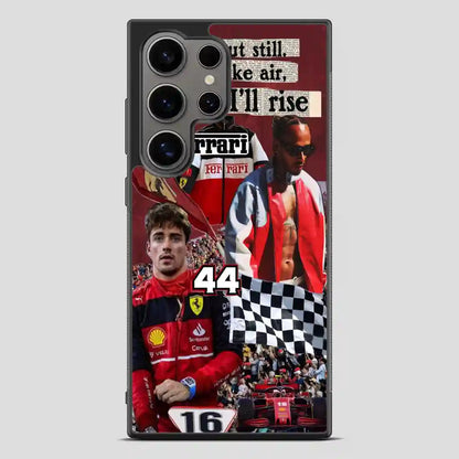 Charles Leclerc Collage Samsung Galaxy S24 Ultra Case