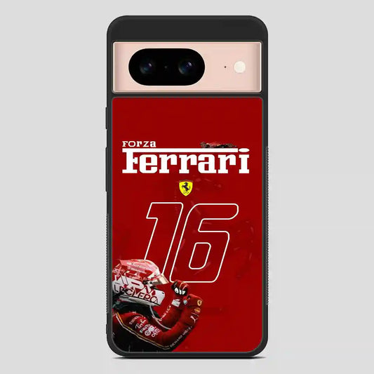 Charles Leclerc Ferrari Forza Google Pixel 8 Case