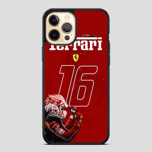 Charles Leclerc Ferrari Forza iPhone 11 Pro Case