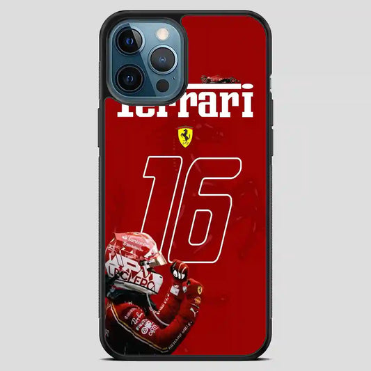 Charles Leclerc Ferrari Forza iPhone 12 Pro Max Case