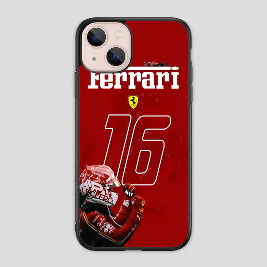 Charles Leclerc Ferrari Forza iPhone 13 Mini Case