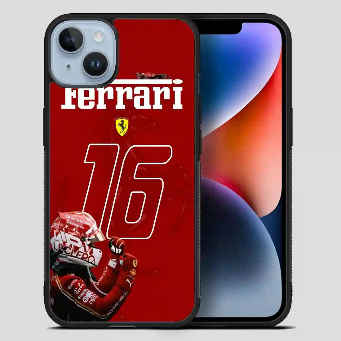 Charles Leclerc Ferrari Forza iPhone 14 Plus Case