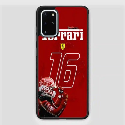 Charles Leclerc Ferrari Forza Samsung Galaxy S20 Plus Case