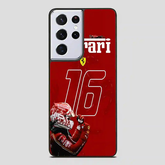 Charles Leclerc Ferrari Forza Samsung Galaxy S21 Ultra Case