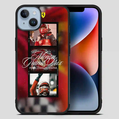 Charles Leclerc Forza Ferrari iPhone 14 Plus Case