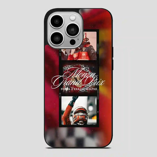 Charles Leclerc Forza Ferrari iPhone 14 Pro Case