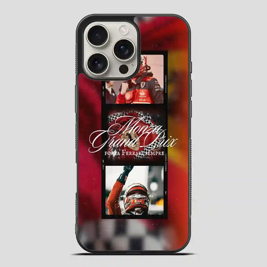 Charles Leclerc Forza Ferrari iPhone 16 Pro Max Case