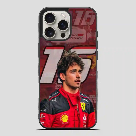 Charles Leclerc iPhone 16 Pro Max Case