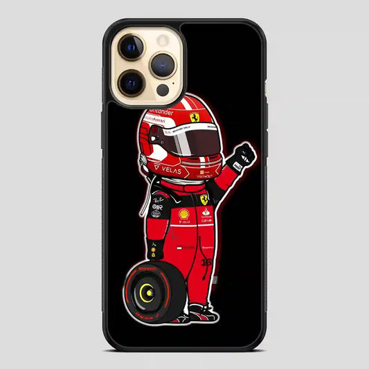 Charles Leclerc Mini iPhone 12 Pro Case