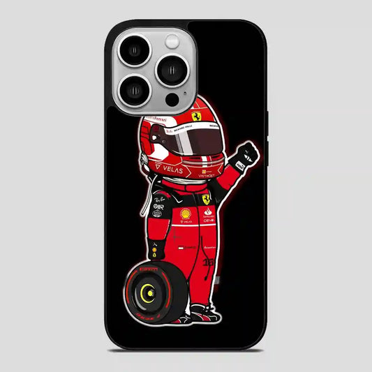 Charles Leclerc Mini iPhone 14 Pro Case