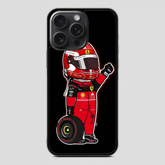 Charles Leclerc Mini iPhone 15 Pro Case