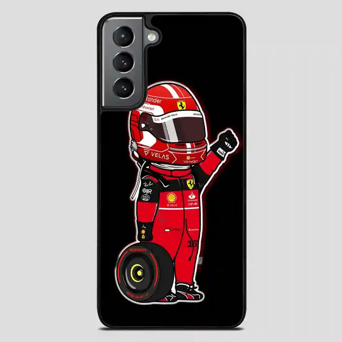 Charles Leclerc Mini Samsung Galaxy S21 FE Case