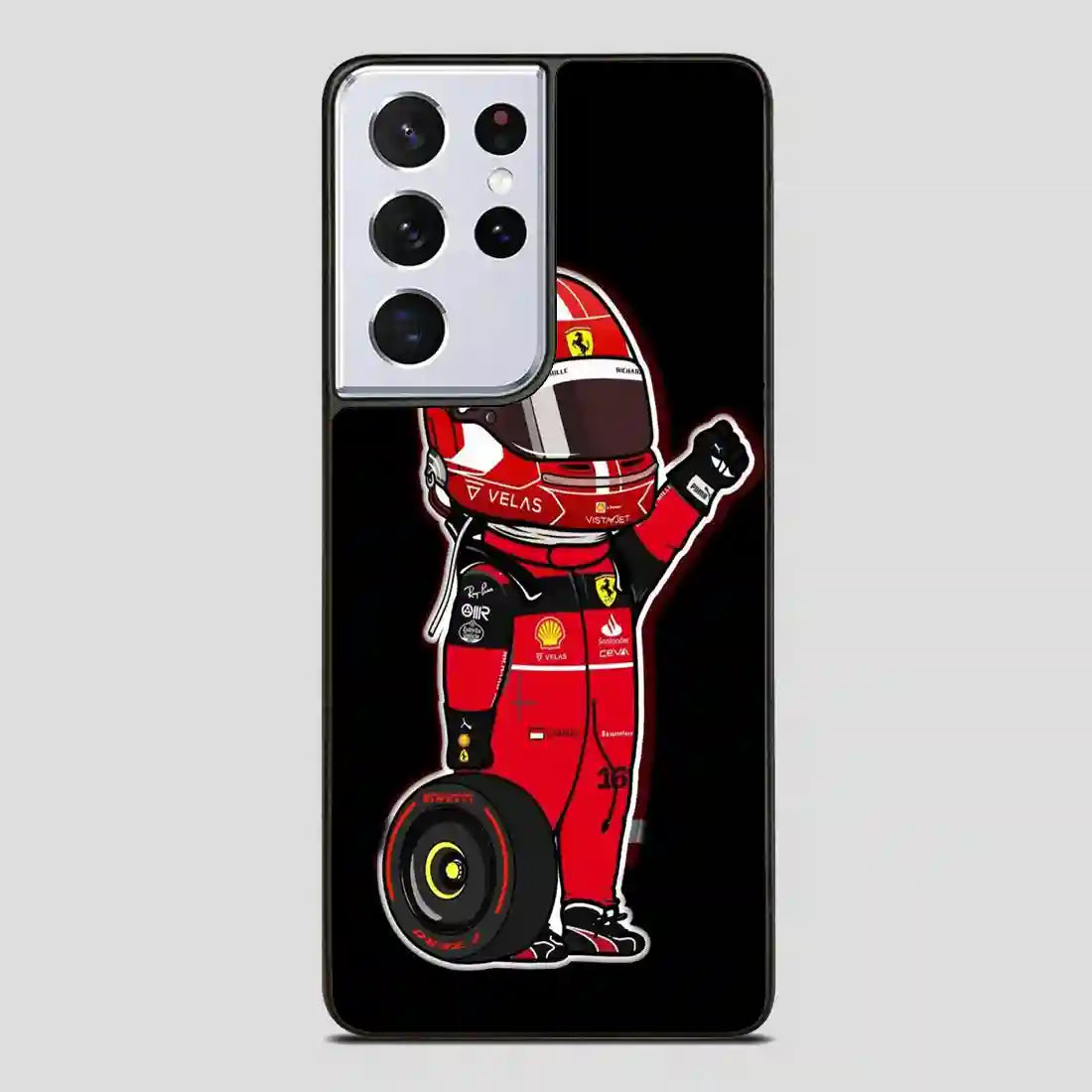 Charles Leclerc Mini Samsung Galaxy S21 Ultra Case