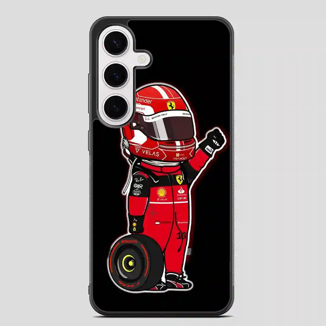 Charles Leclerc Mini Samsung Galaxy S24 FE Case