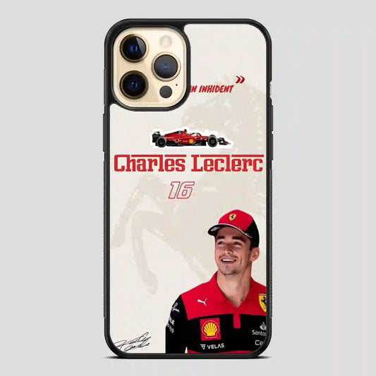 Charles Leclerc Nothing Just An Inhident iPhone 12 Pro Case