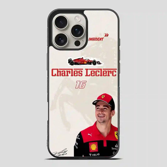 Charles Leclerc Nothing Just An Inhident iPhone 16 Pro Max Case