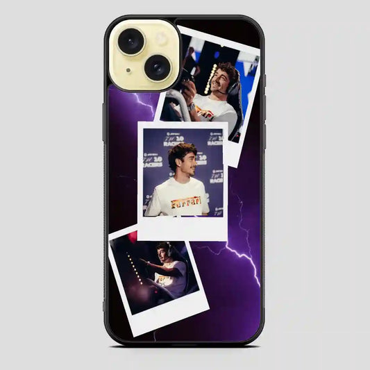 Charles Leclerc Photo iPhone 15 Plus Case