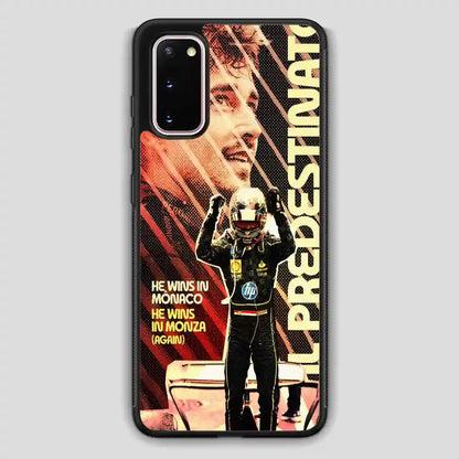 Charles Leclerc Win Samsung Galaxy S20 Case