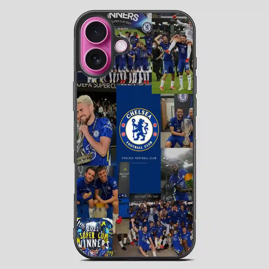 Chelsea Collage Player iPhone 16 Plus Case