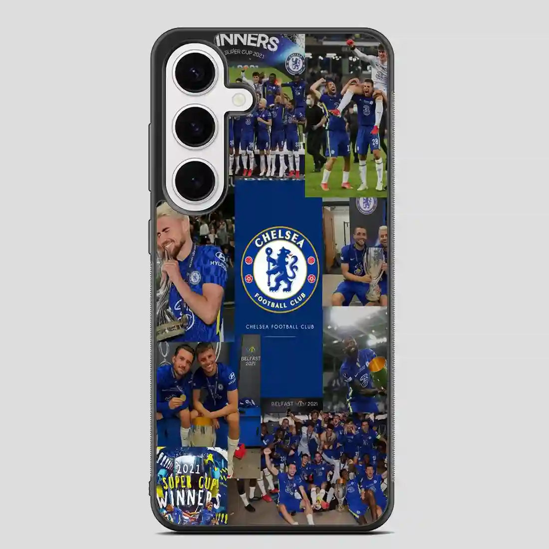 Chelsea Collage Player Samsung Galaxy S24 FE Case