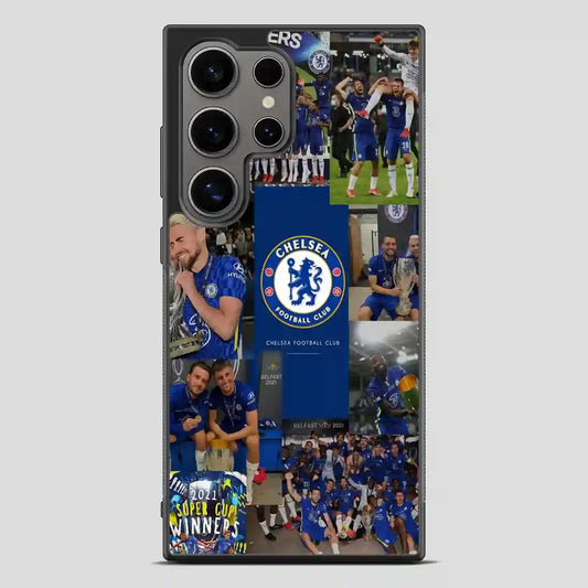 Chelsea Collage Player Samsung Galaxy S24 Ultra Case