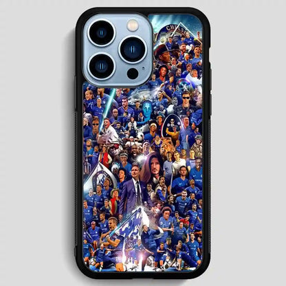 Chelsea Football Club Collage Player iPhone 13 Pro Max Case