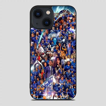 Chelsea Football Club Collage Player iPhone 14 Case