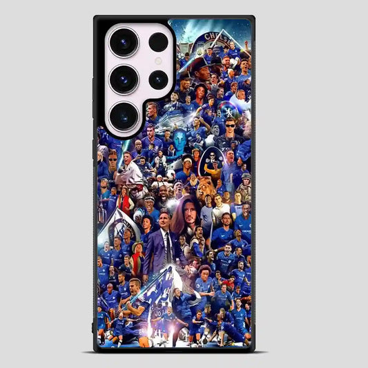 Chelsea Football Club Collage Player Samsung Galaxy S23 Ultra Case