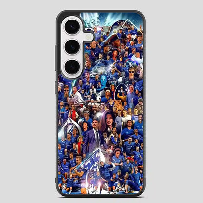 Chelsea Football Club Collage Player Samsung Galaxy S24 FE Case