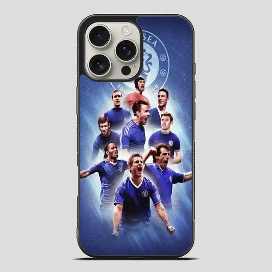 Chelsea Football Club Player Vintage iPhone 16 Pro Max Case