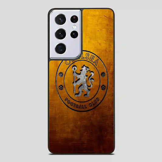 Chelsea Logo Gold Sport Samsung Galaxy S21 Ultra Case