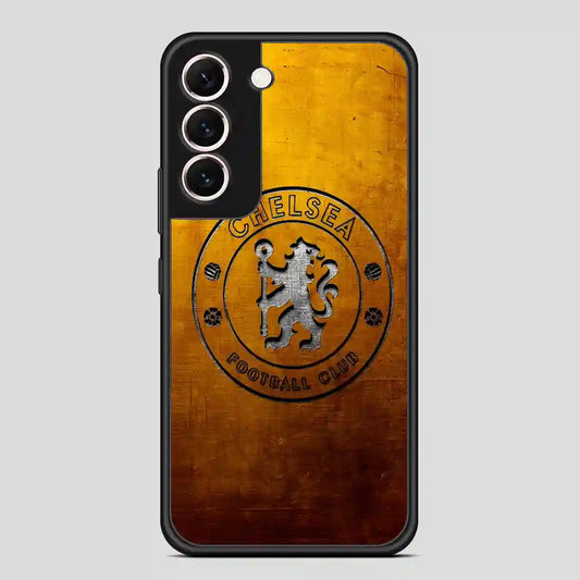 Chelsea Logo Gold Sport Samsung Galaxy S22 Case