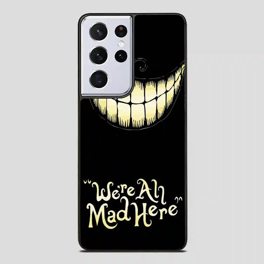 Cheshire Cat And Alice Samsung Galaxy S21 Ultra Case