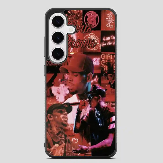 Chris Brown Rap Samsung Galaxy S24 FE Case