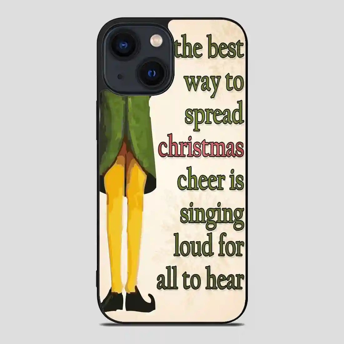 Christmas Elf Quote iPhone 14 Case