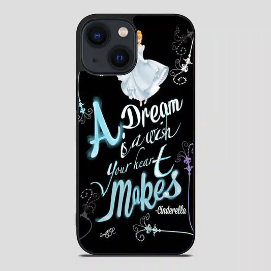 Cinderella Disney Black iPhone 14 Case