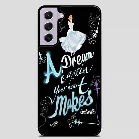 Cinderella Disney Black Samsung Galaxy S21 Case