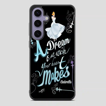 Cinderella Disney Black Samsung Galaxy S24 Case