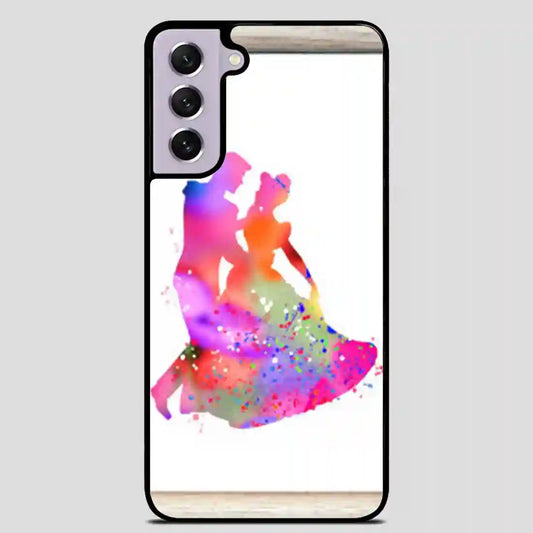 Cinderella Watercolor Art Samsung Galaxy S21 Case