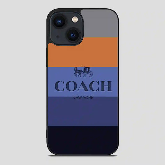 Coach Pattern Mix Colorfull iPhone 14 Case