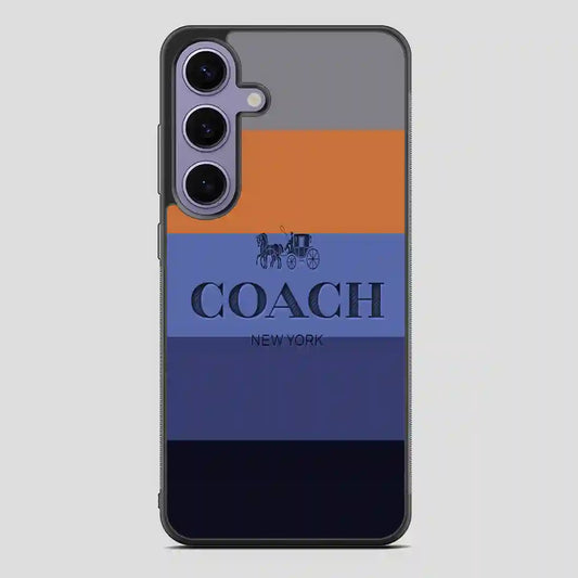 Coach Pattern Mix Colorfull Samsung Galaxy S24 Case